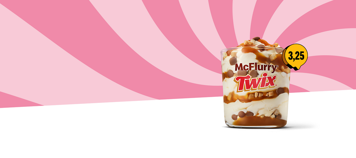 McFlurry® Twix® – herkkusuun valinta