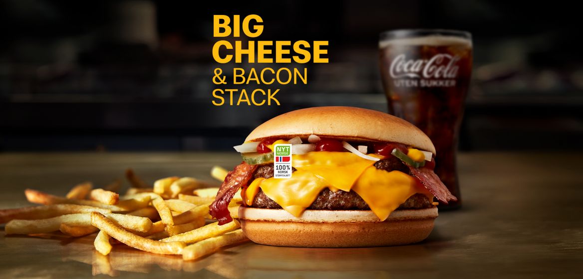 Big Cheese & Bacon Stack