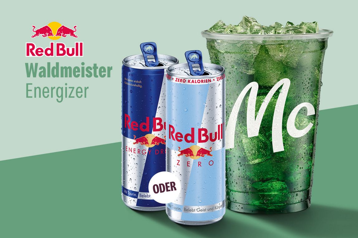 Redbull Waldmeister Energizer mit Redbull oder Redbull Zero