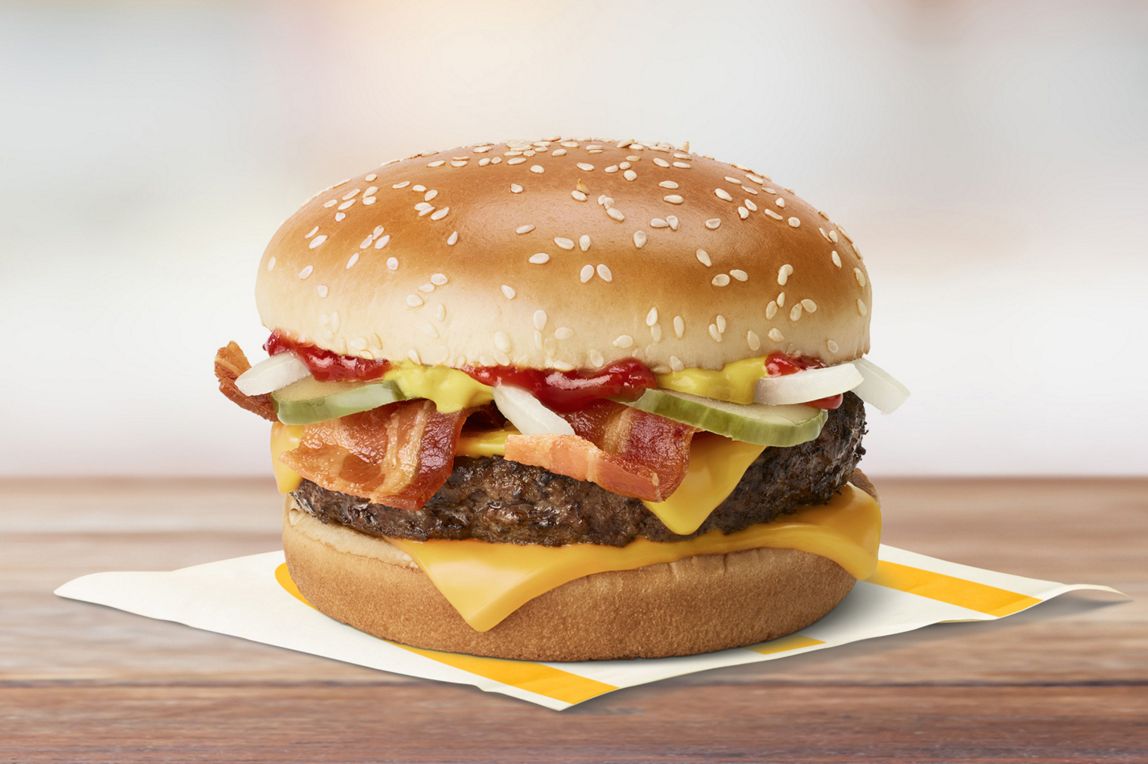 aprende más de la quarter pounder® with cheese bacon