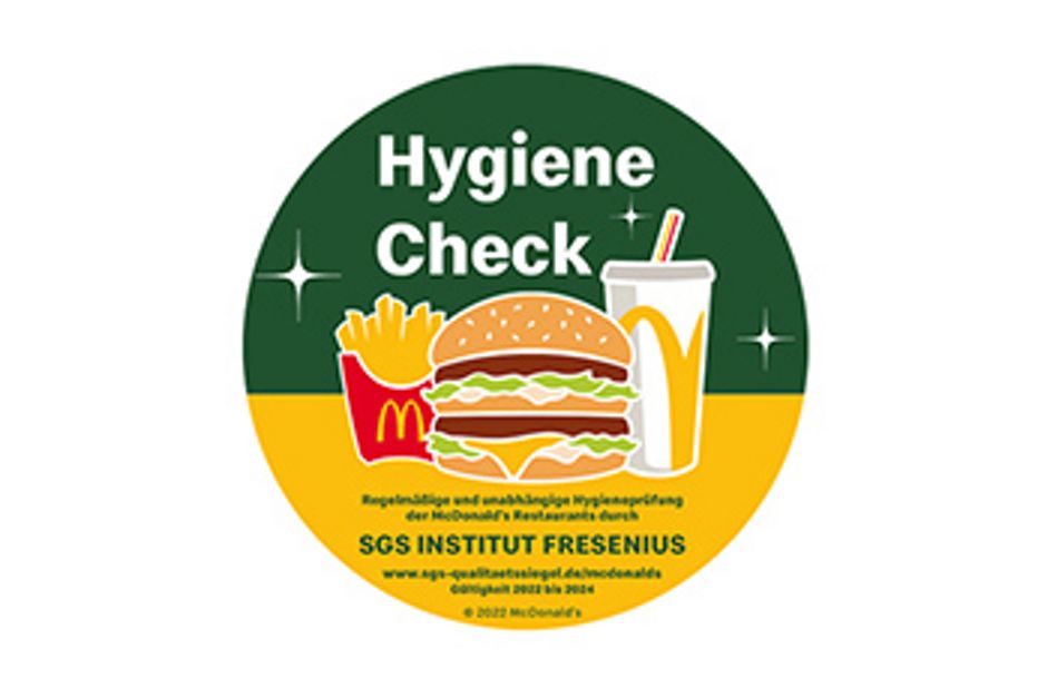 Grafik zum Hygienesiegel des SGS Institut Fresenius