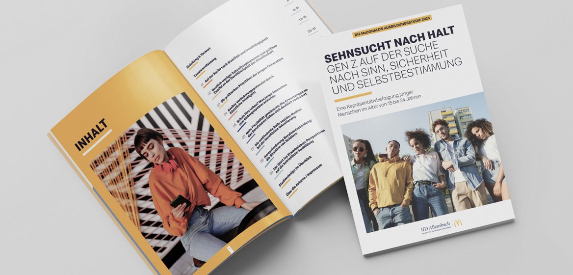 Cover und Inhaltsverzeichnis der Ausbildungsstudie 2025