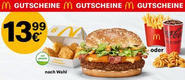 Abbildung eines McDonald’s Coupons für 13,99 €