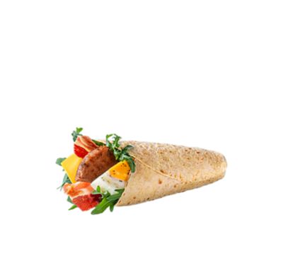 Breakfast Wrap Sausage Bacon Egg