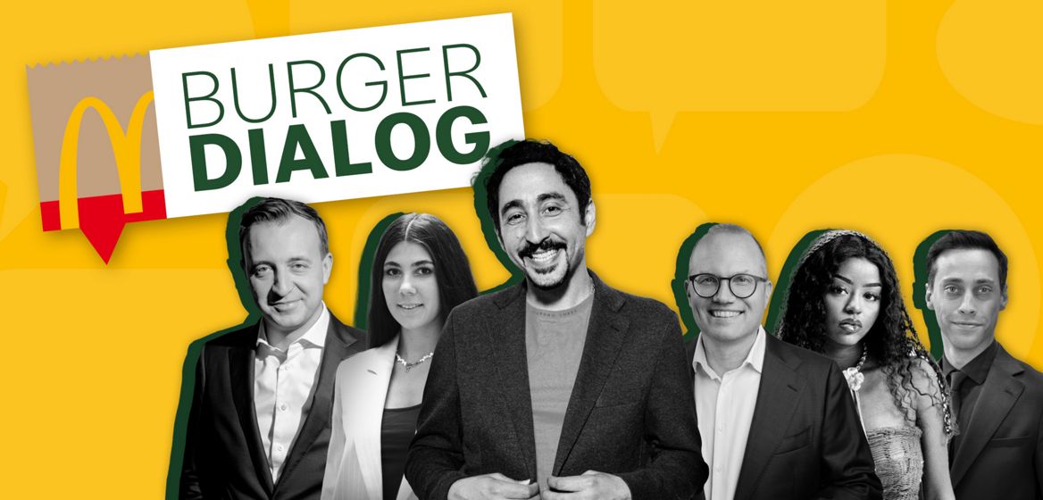 v. l. n. r.: Paul Ziemiak (CDU), Anastasia Barner, Eko Fresh, Jochen Ott (SPD), Teven, Tim Achtermeyer (BÜNDNIS 90/DIE GRÜNEN)