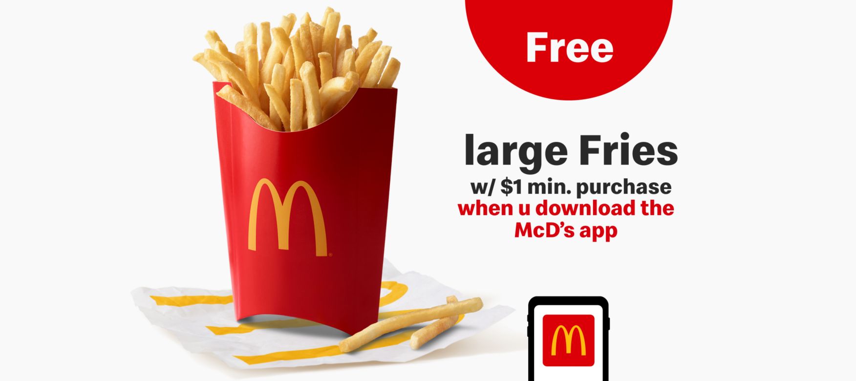 Free Large Fries