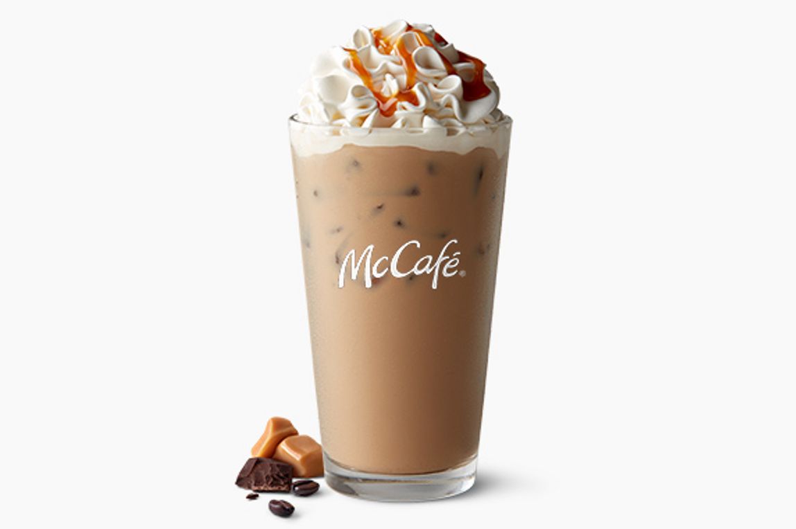 Small Iced Coffee: McCafé Flavored or Black Coffee