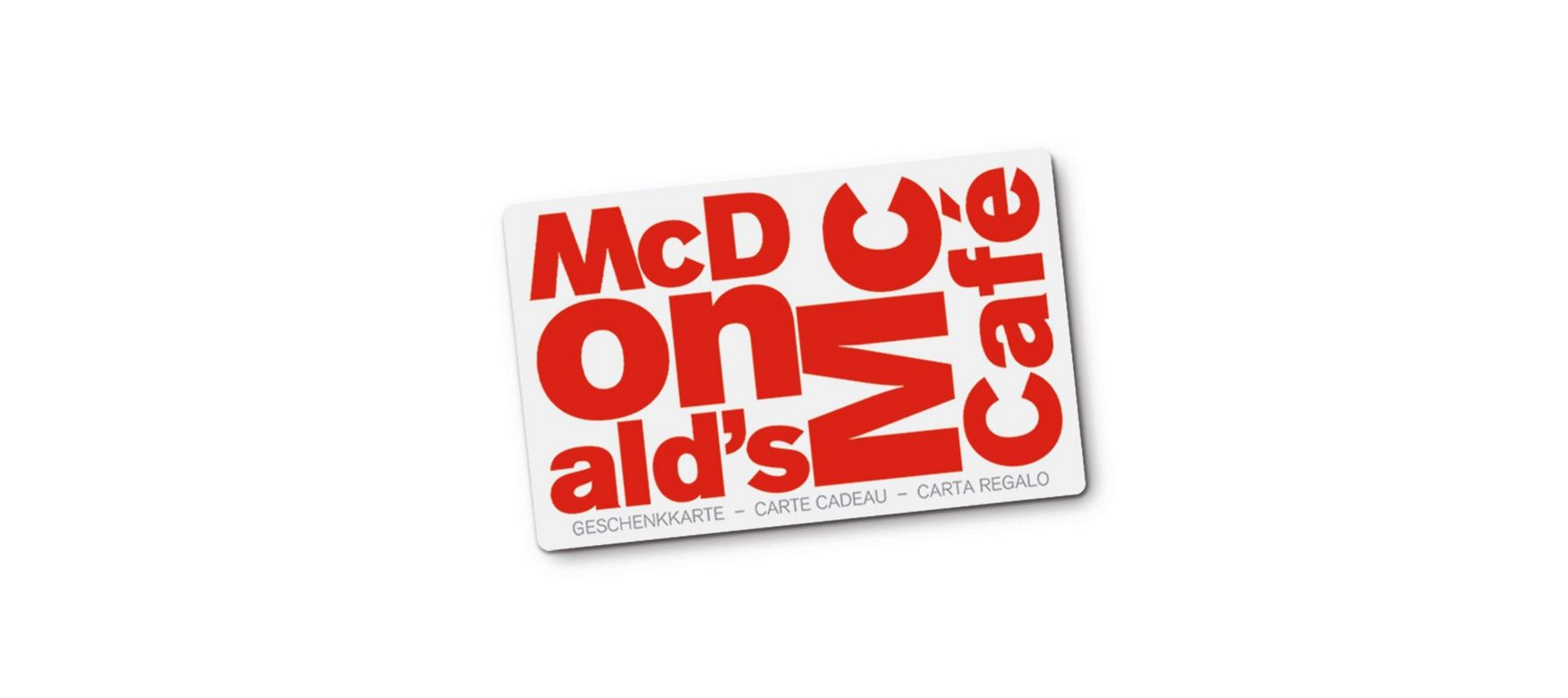 Carte cadeau mcdo