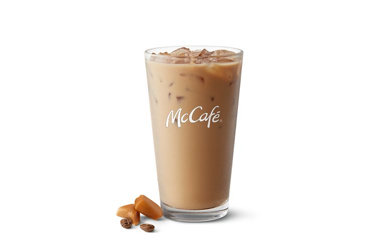 Small Iced Caramel Coffee McCaf McDonald s