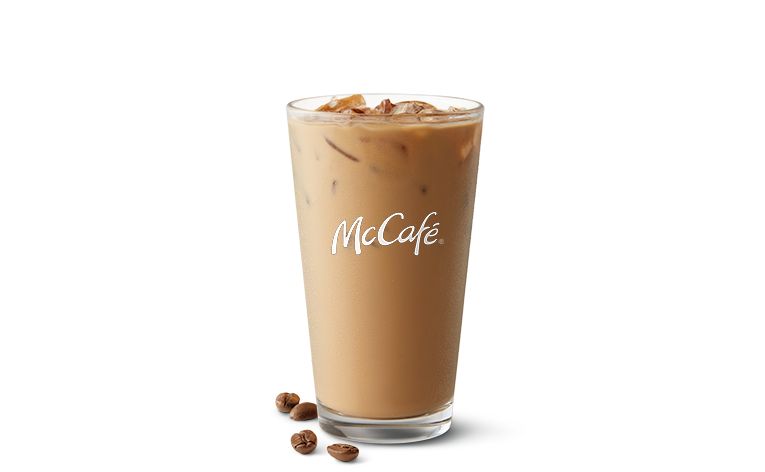 Small Iced Coffee: McCafé Flavored or Black Coffee