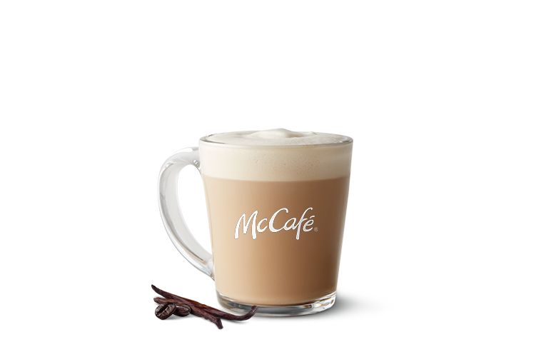 French Vanilla Cappuccino with Espresso McCaf McDonald s