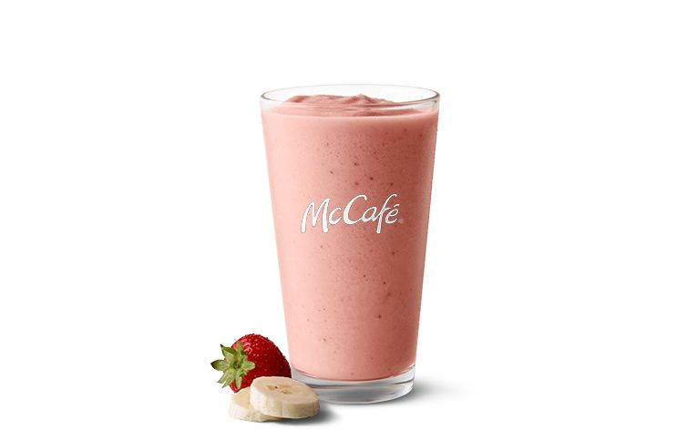 Top 37+ imagen mcdonalds strawberry banana smoothie calories