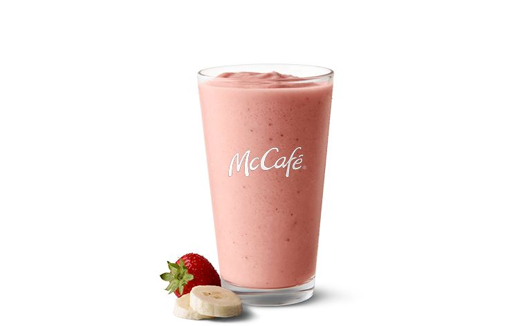 Small McCafé® Strawberry Banana Smoothie | McDonald's