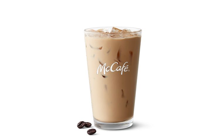 Small Iced Latte Espresso Milk McCaf McDonald s