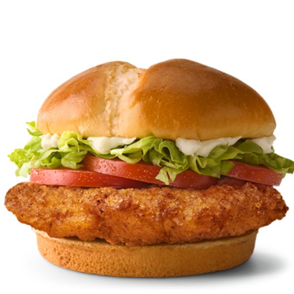 McDonald's Chicken & Fish Sandwiches Menu