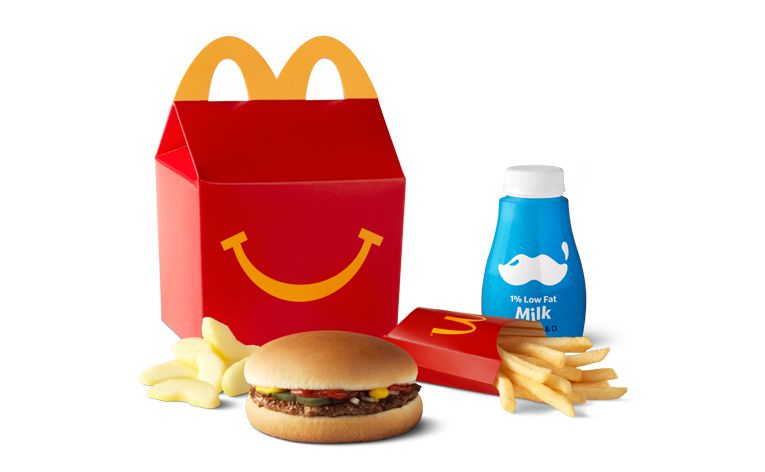 Hamburger Happy Meal®: Kids Meal With Hamburger | Mcdonald'S