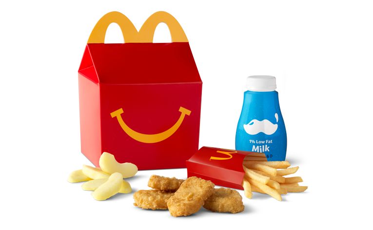 4 Piece Chicken McNuggets® Happy Meal®: Kids Meal