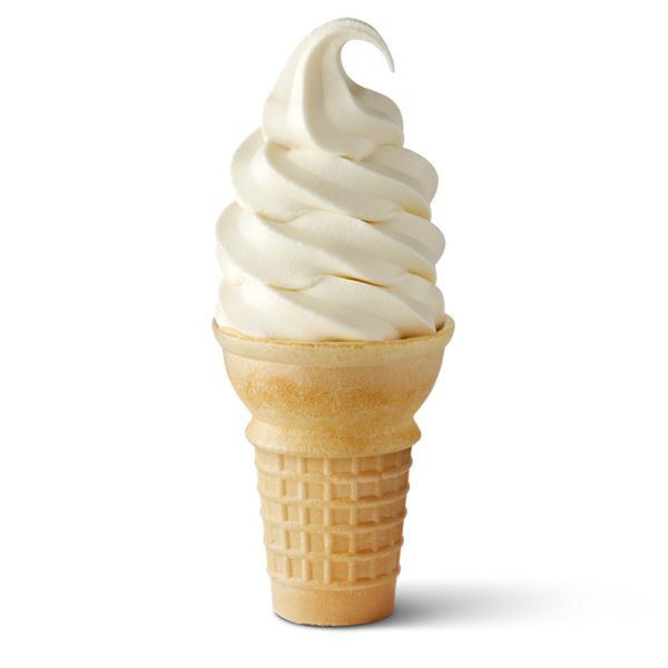 Plain Sundae with Vanilla Soft Serve | McDonald's