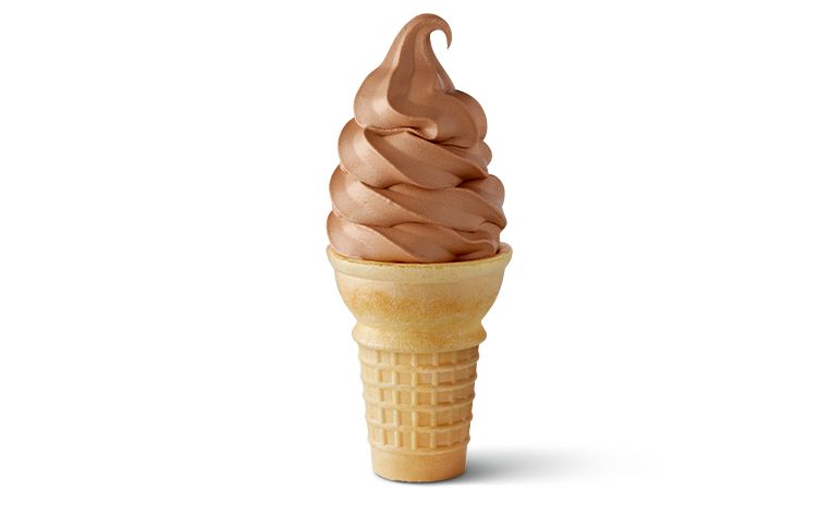 Cone chocolate ice cream sale