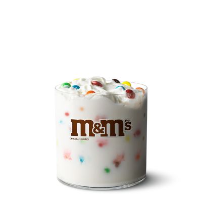 M&M’S® McFlurry® (Regular): Vanilla Soft Serve with M&M’s® | McDonald’s