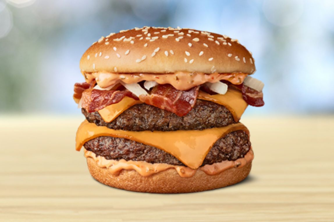 Aprende más sobre la Double Grand McExtreme Bacon Burger de España