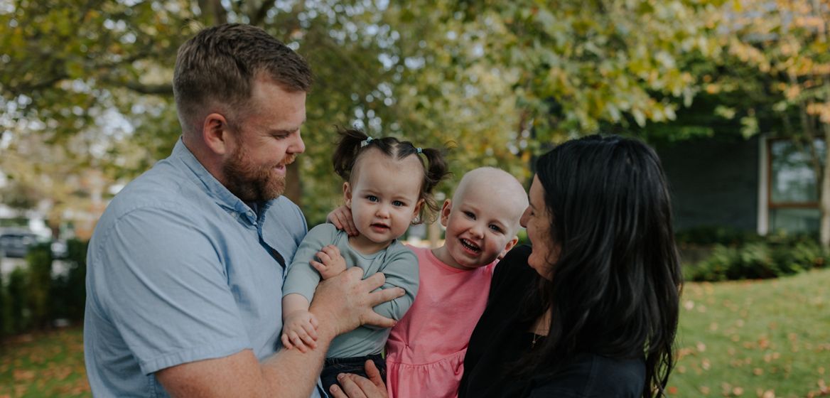 The Kirk Family from Brentwood Bay stayed at Ronald McDonald House British Columbia & Yukon for 150 nights while their daughter Quinn underwent treatment at the nearby children’s hospital. Amidst their journey, they found warmth, stability, and a sense of belonging that Quinn’s mother, Paige, described as "like walking into a hug." 