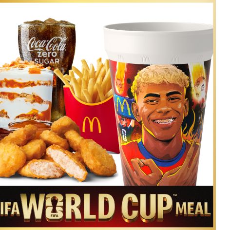 FIFA World Cup Meal Chicken McNuggets 9 Voordeelmenu + McFlurry