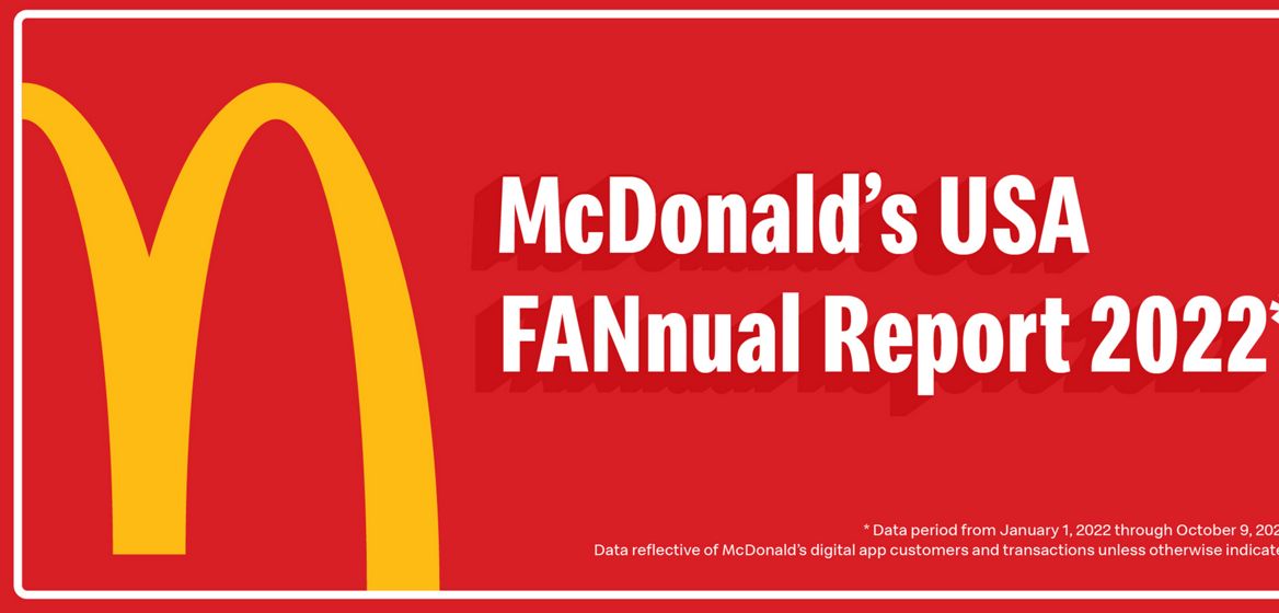 McDonald's USA FANnual Report 2022 banner 