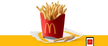 Medium fries mcdonalds deals price