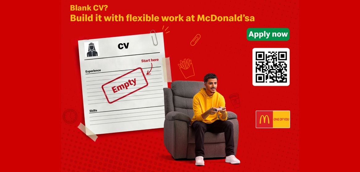 McDonald’s Saudi Arabia Launches Flexible Hourly Employment Program, Targeting Up to 1,500 Job Opportunities