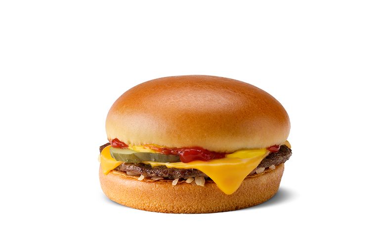 I ordered a plain burger with cheese. I got a plain burger. With