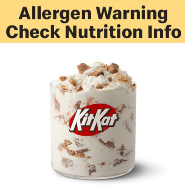 allergen warning check nutrition info