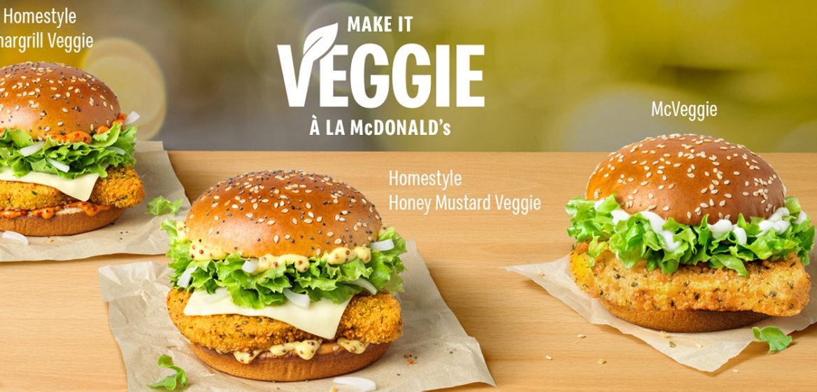 Veggie McDonald’s - vegetarian burger