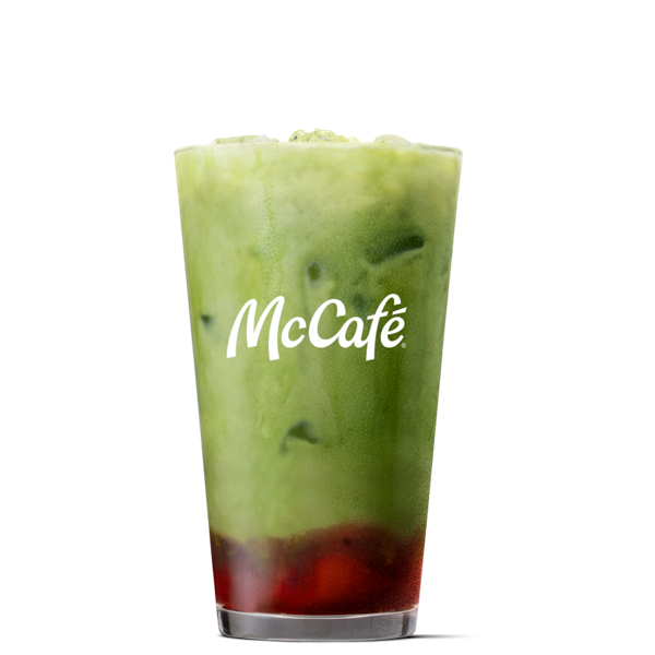 Iced Strawberry Matcha Latte 