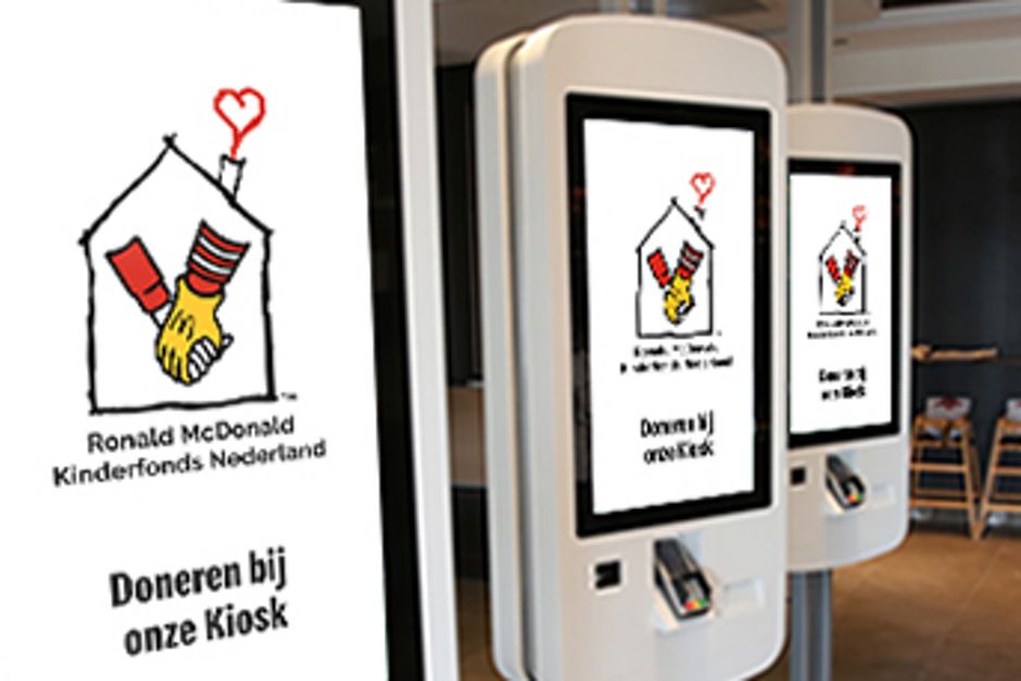 Doneren bij onze Kiosk