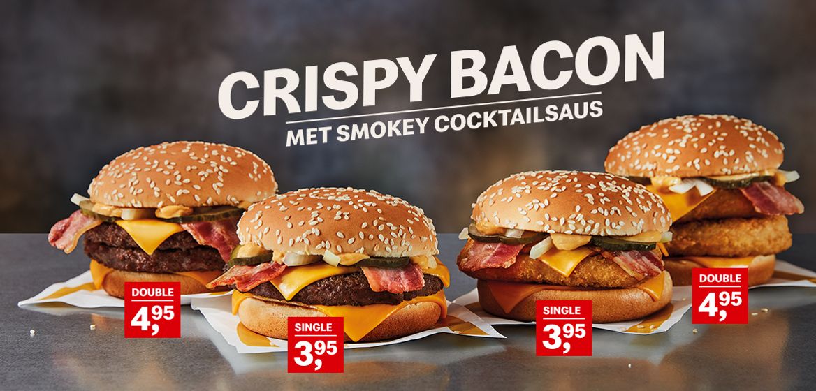 Crispy Bacon Burgers