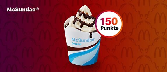 Der McSundae® für 150 Punkte.