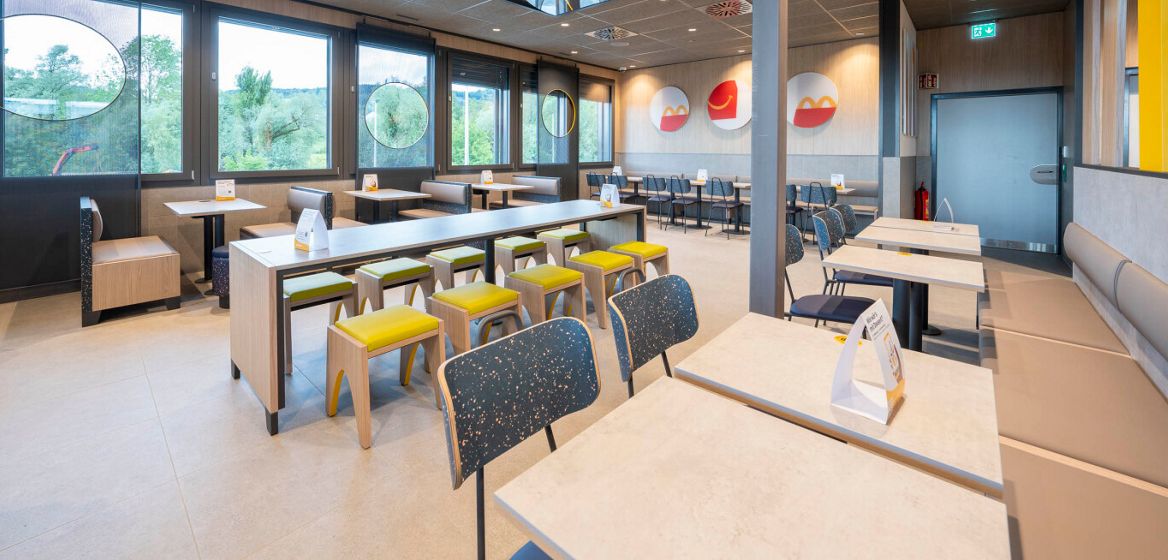 17.05.2023, Staad: Neueroeffnung Mc Donald`s Restaurant Altenrhein © Urs Bucher/ ubupix