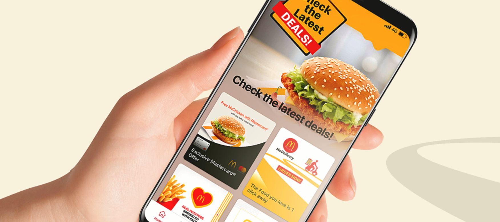 Download the McDonald’s app to get exciting rewards and surprises every day