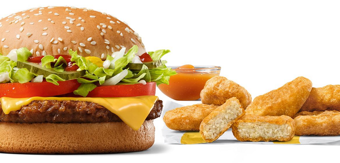 McPlant® Burger und die McPlant® Nuggets