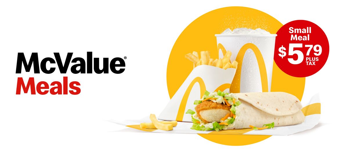 McValue Meals for $5.79