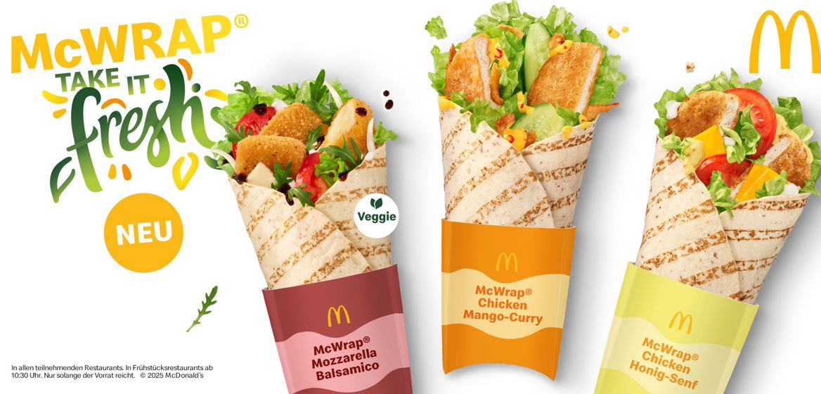 Die drei neuen McWrap Variationen