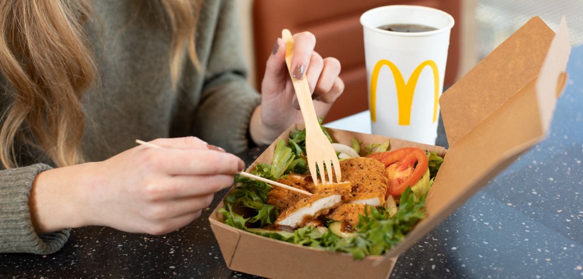 Here's the purpose of the circle on the Glad salad container lid