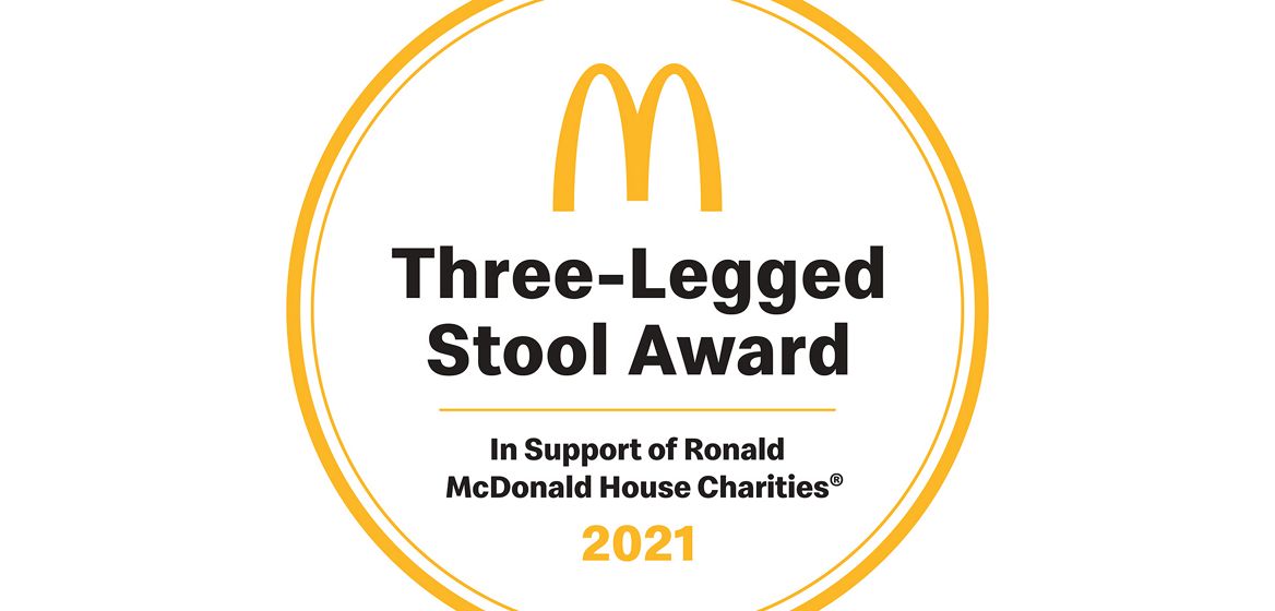 Three-Legged Stool Award In Support of Ronald McDonald House Charities 2021