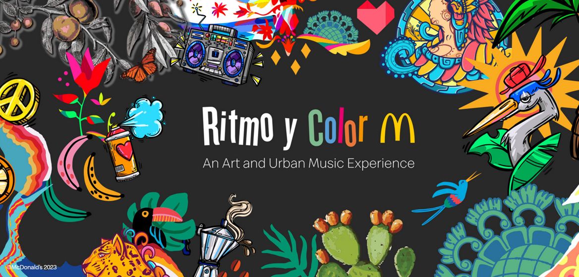 Ritmo y Color colorful banner 