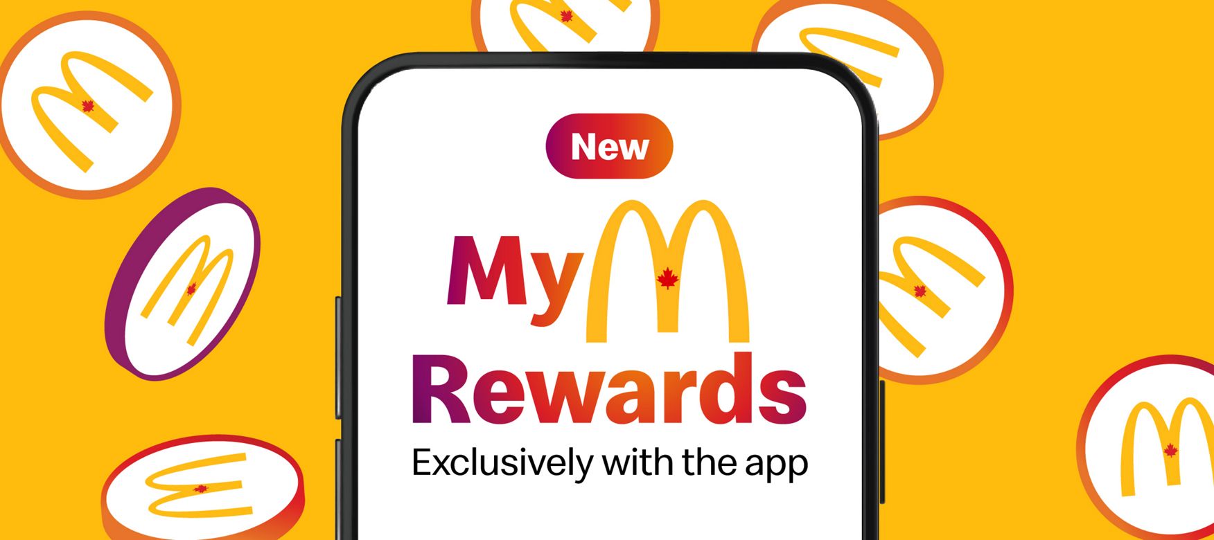 MyMcDonald's Rewards. Exclusively with the app