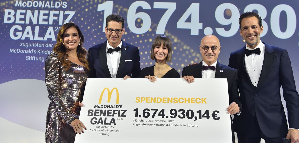 Finaler Spendencheck der Benefiz Gala 2025 wird präsentiert