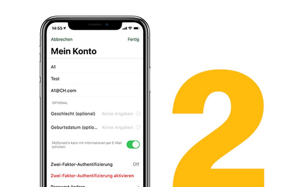 Zwei-Faktor-Authentifizierung 2