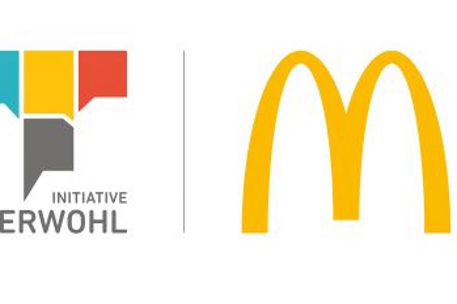 Abbildung der Logos von McDonald's und Initiative Tierwohl