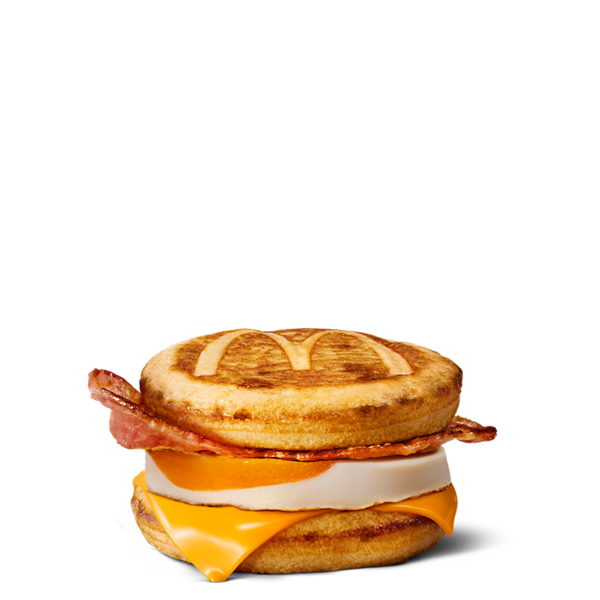 Bacon, Egg & Cheese McGriddles from McDonald's Breakfast menu